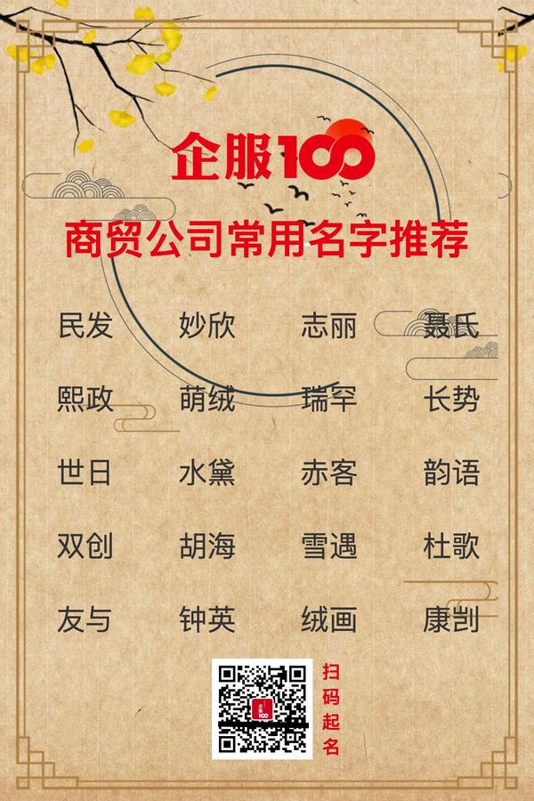 商贸公司命名大全，背景、时代地位与发展趋势的新视角